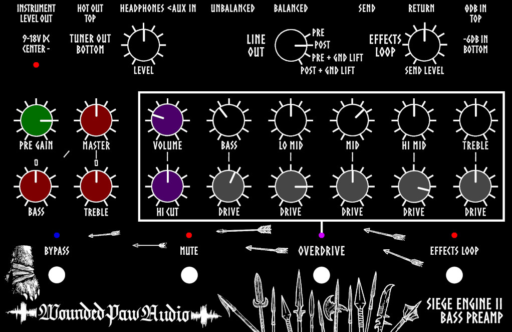 (image for) Siege Engine II Bass Pre-Amp